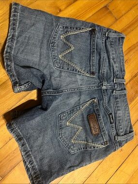 Wrangler Women Blue Denim Shorts